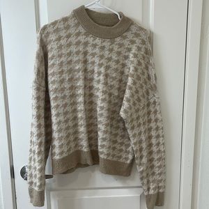 Checkered sweater